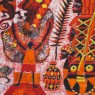 Gran batik africano “Saludo acestros V”