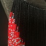 Collar Barak Negro-Rojo