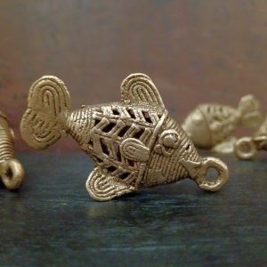Colgante pez bronce pequeño