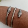 Pulsera serpiente dos cabezas