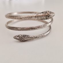 Pulsera serpiente dos cabezas