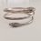 Pulsera serpiente dos cabezas
